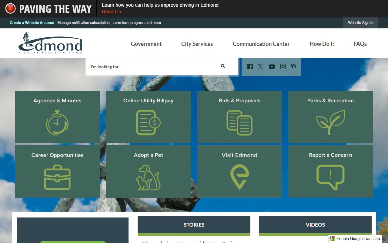 Edmond City Clerk Office obituary and death records