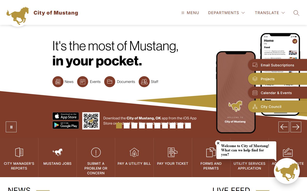 Mustang City Clerk Office obituary and death records