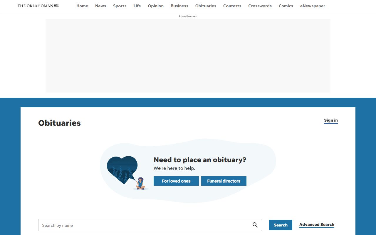 The Oklahoman newspaper Oklahoma City obituary records