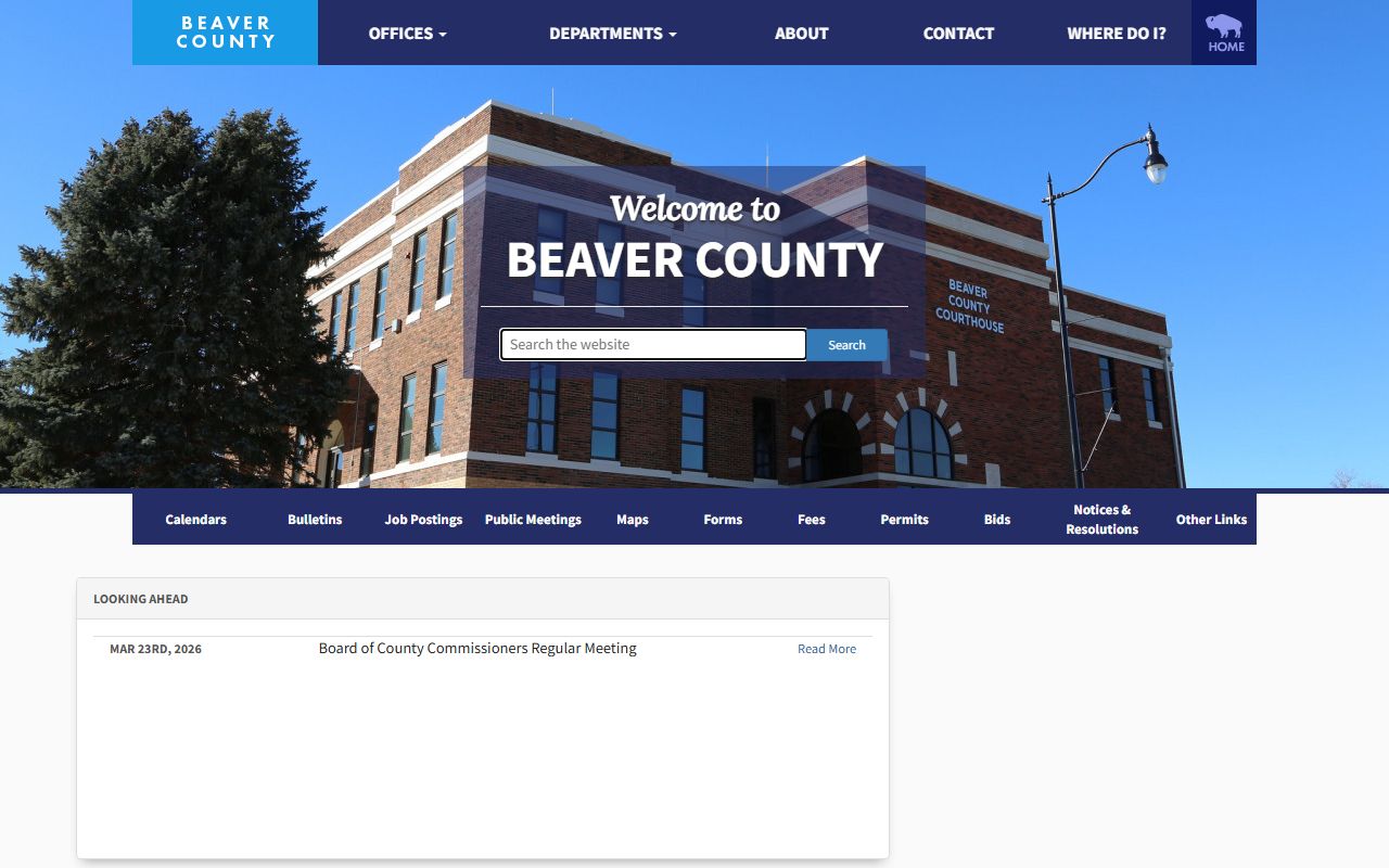 Beaver County Clerk Office obituary and death records