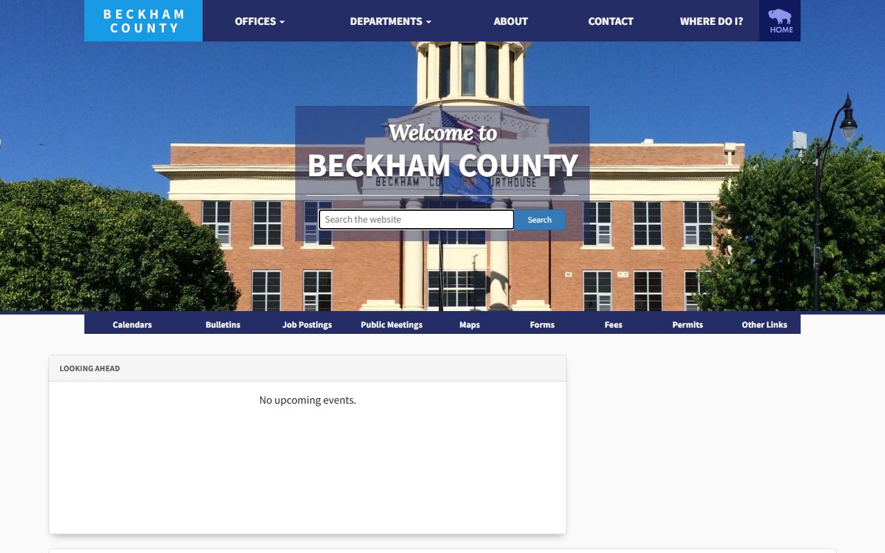 Beckham County Clerk Office obituary and death records