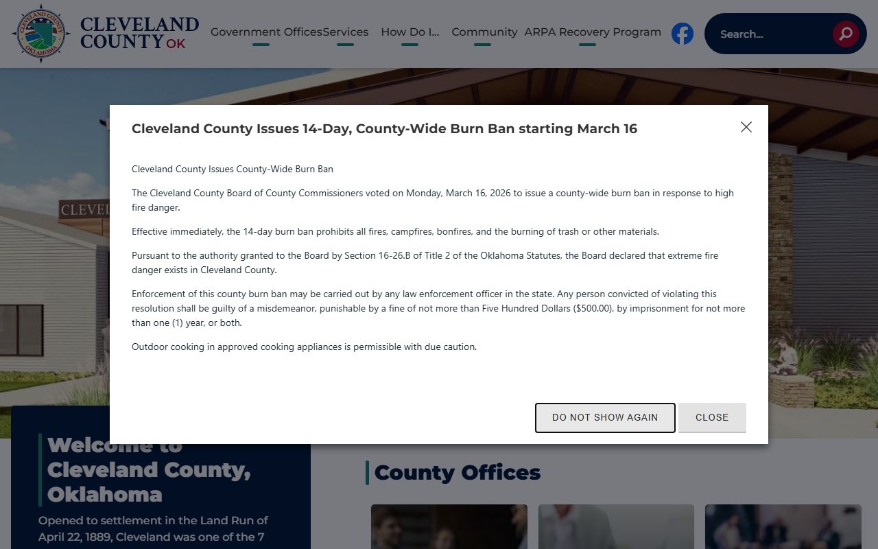 Cleveland County Clerk Office obituary records website