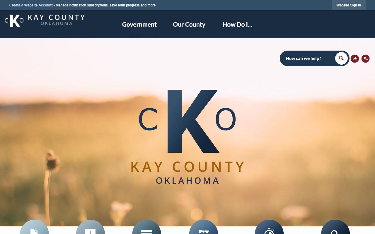 Kay County Clerk Office for obituary and death record searches