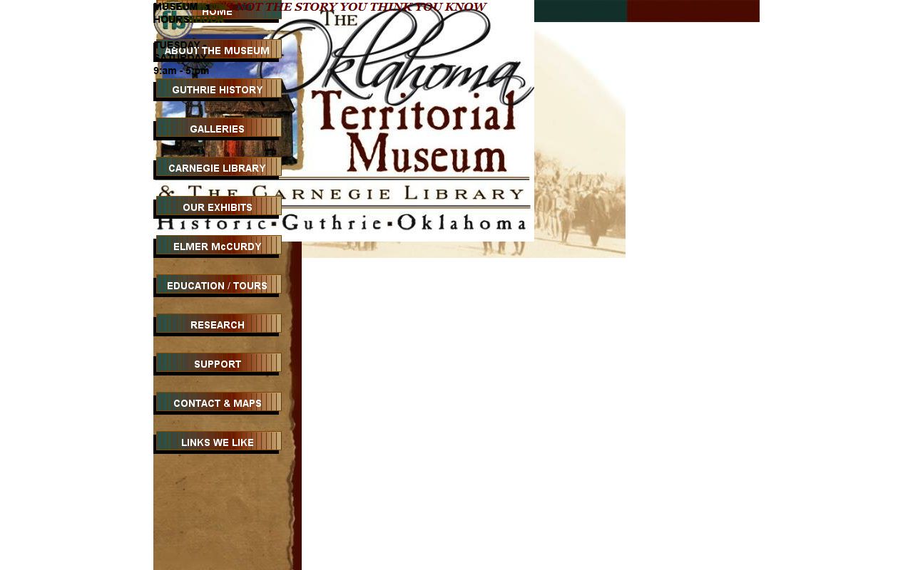 Oklahoma Territorial Museum in Guthrie for Logan County obituary and death research