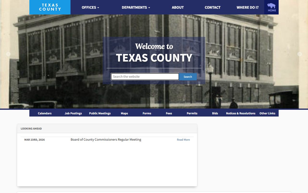 Texas County Clerk Office obituary and death records